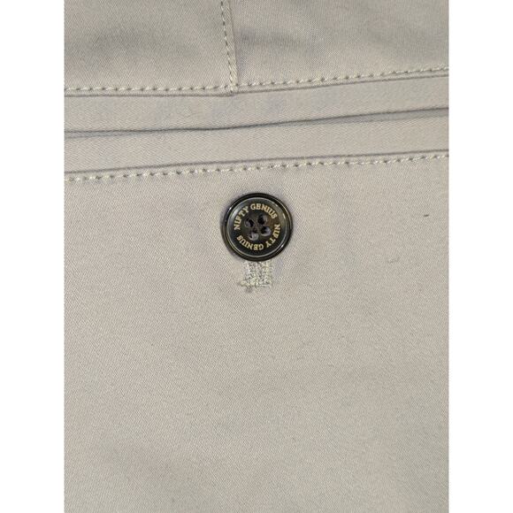 NWT Nifty Genius Chino Pants Mens 32 Stretch Classic Straight Leg Light Gray - Picture 11 of 13